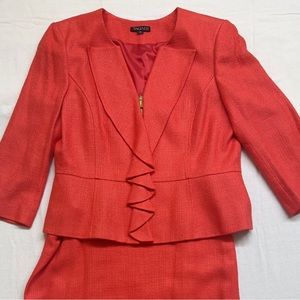 Women’s two piece suit with skirt, size 16